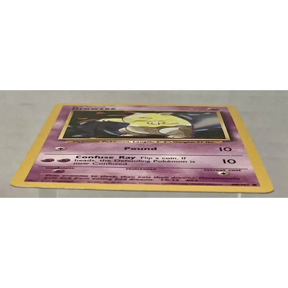 1999 Pokemon TCG Base‎ Set #49/102 Drowzee Unlimited Non-Holo